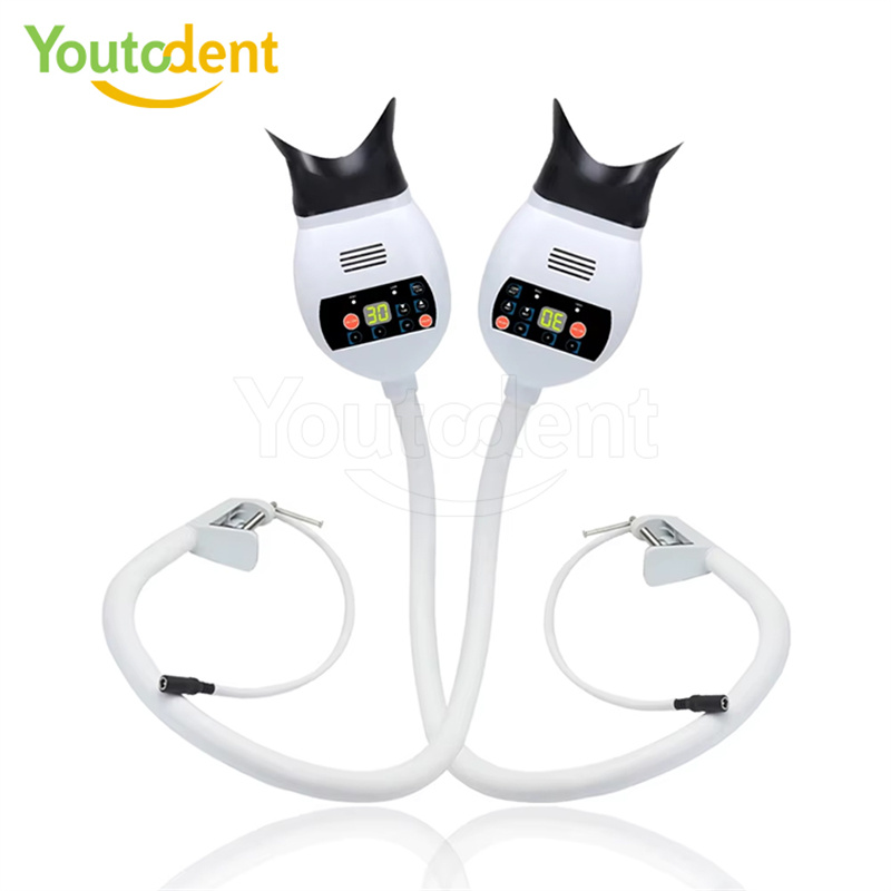 Teeth Whitening With Led Light - Professional ทันตกรรม 3 สีโคมไฟฟันเครื่องฟอกสีฟัน Accelerator อุปกรณ์