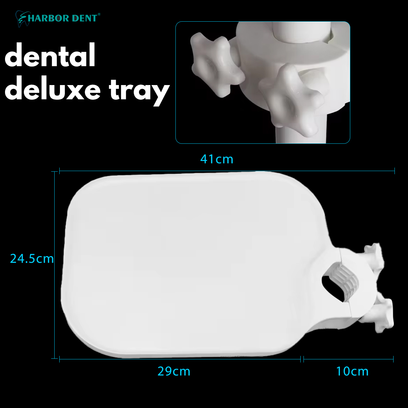 Teeth Whitening Trays - 1 PC ทันตกรรมพลาสติก Scaler เก้าอี้ชั้นวางถาดตารางหมุนได้แผ่นโพสต์ชั้นวางถาดทันตกรรมเก้าอี้อุปกรณ์เสริมอุปกรณ์