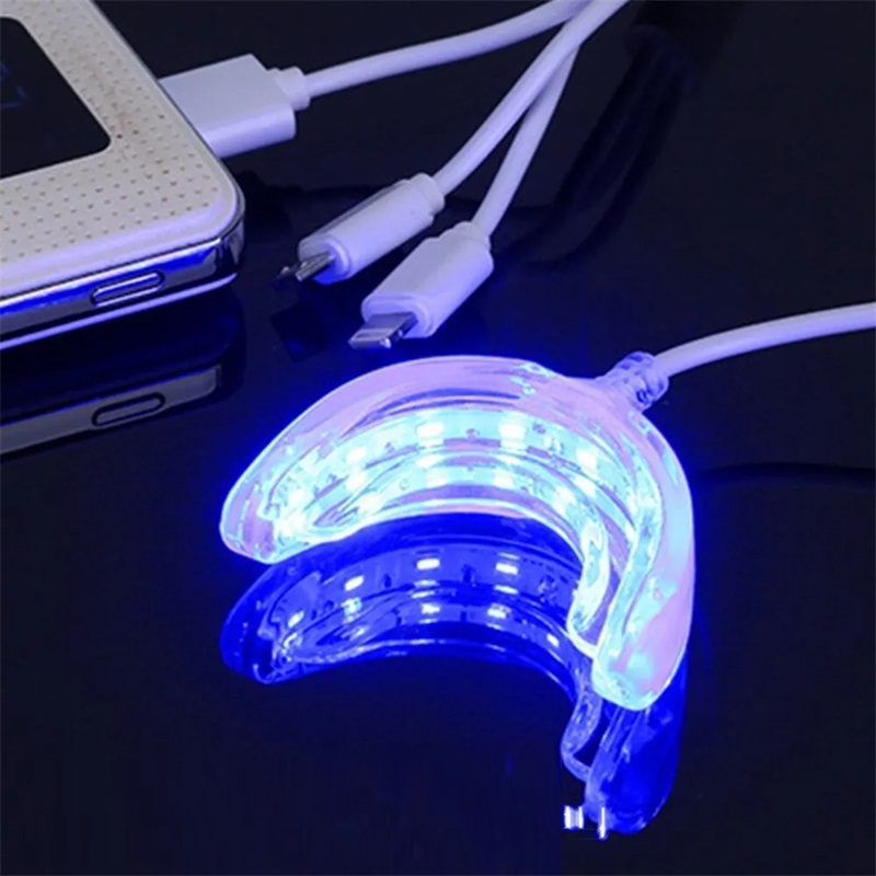 Teeth Whitening With Laser - ฟันไวท์เทนนิ่ง Accelerator สมาร์ท LED Blue Light