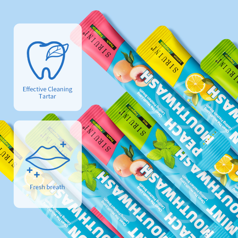 น้ำยาบ้วนปากแบบใช้แล้วทิ้ง 20  - Whitening Mouthwash บทวิจารณ์และราคา