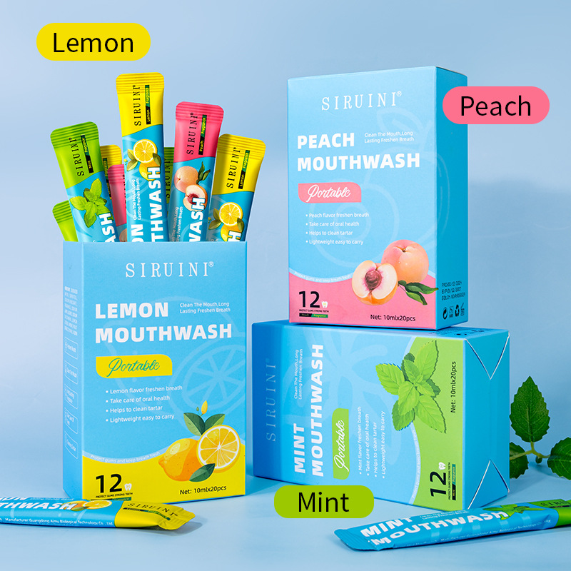 น้ำยาบ้วนปากแบบใช้แล้วทิ้ง 20  - Whitening Mouthwash บทวิจารณ์และราคา