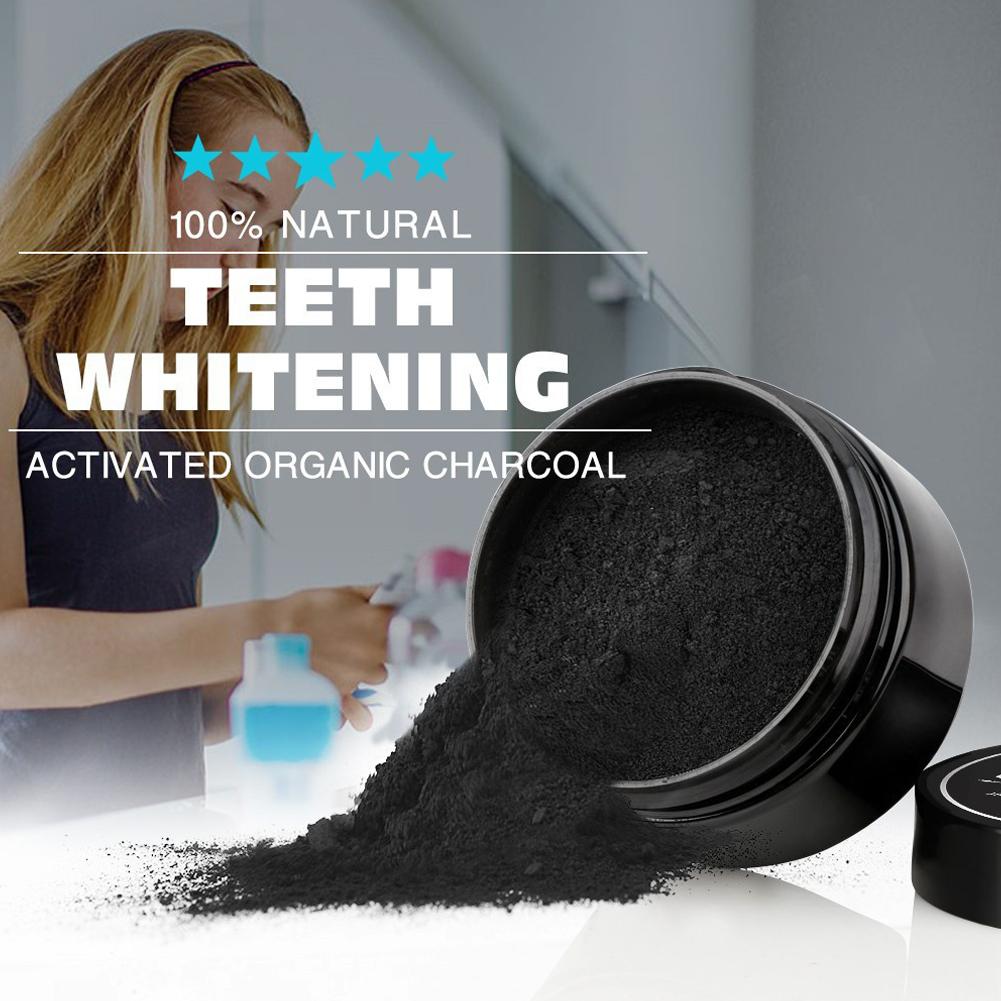ผงถ่านชาร์โคลออร์แกนิคสำหรับขั - Teeth Whitening Charcoal บทวิจารณ์และราคา