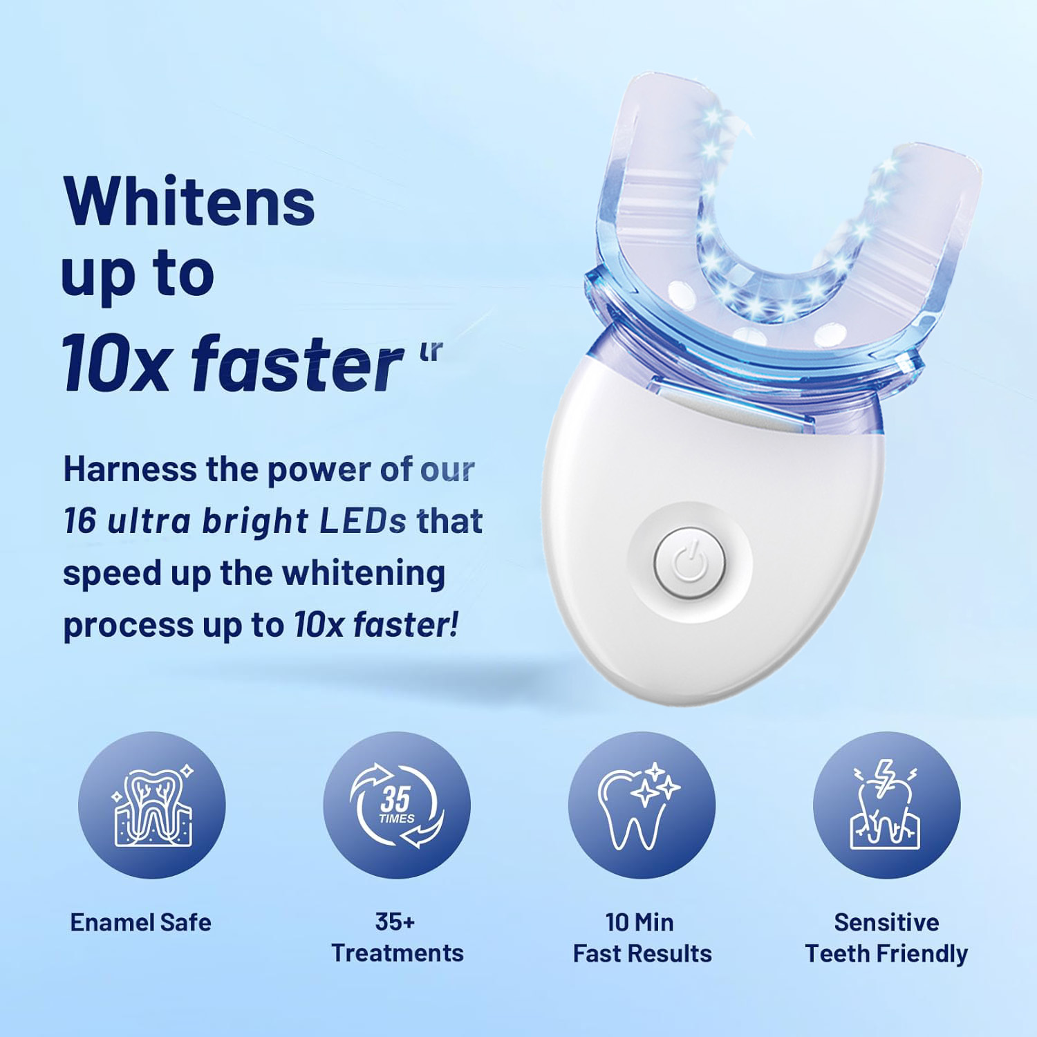 ชุดฟอกสีฟันพร้อมไฟ LED เจลฟอกส - Teeth Whitening With Laser บทวิจารณ์และราคา