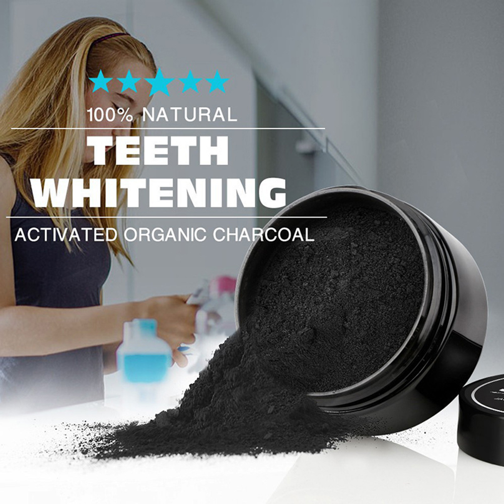 ผงฟอกสีฟัน2ชนิดผงถ่านออร์แกนิก - Teeth Whitening Charcoal บทวิจารณ์และราคา