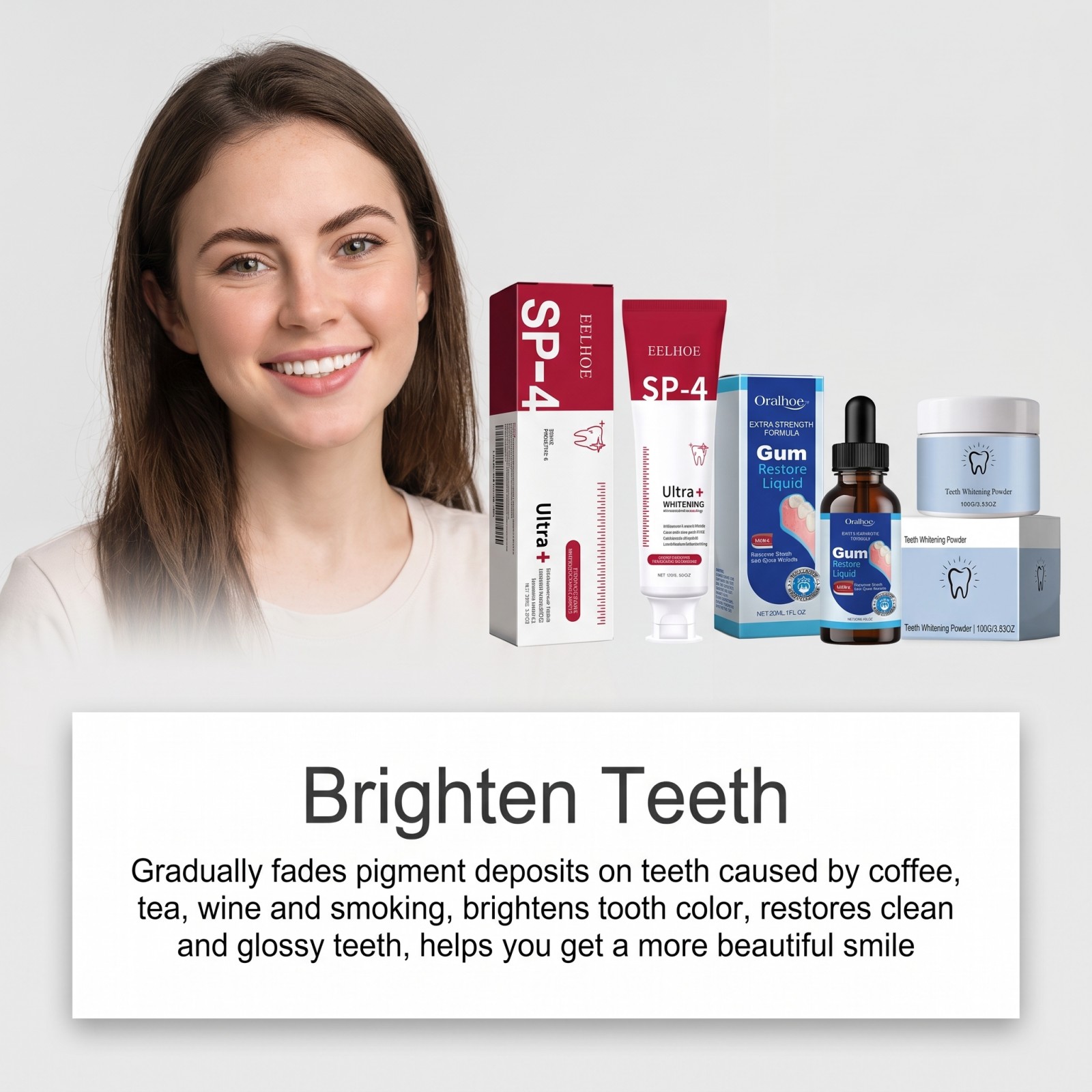 ชุดดูแลช่องปาก คอมโบเซ็ต ยาสีฟ - Whitening Mouthwash บทวิจารณ์และราคา