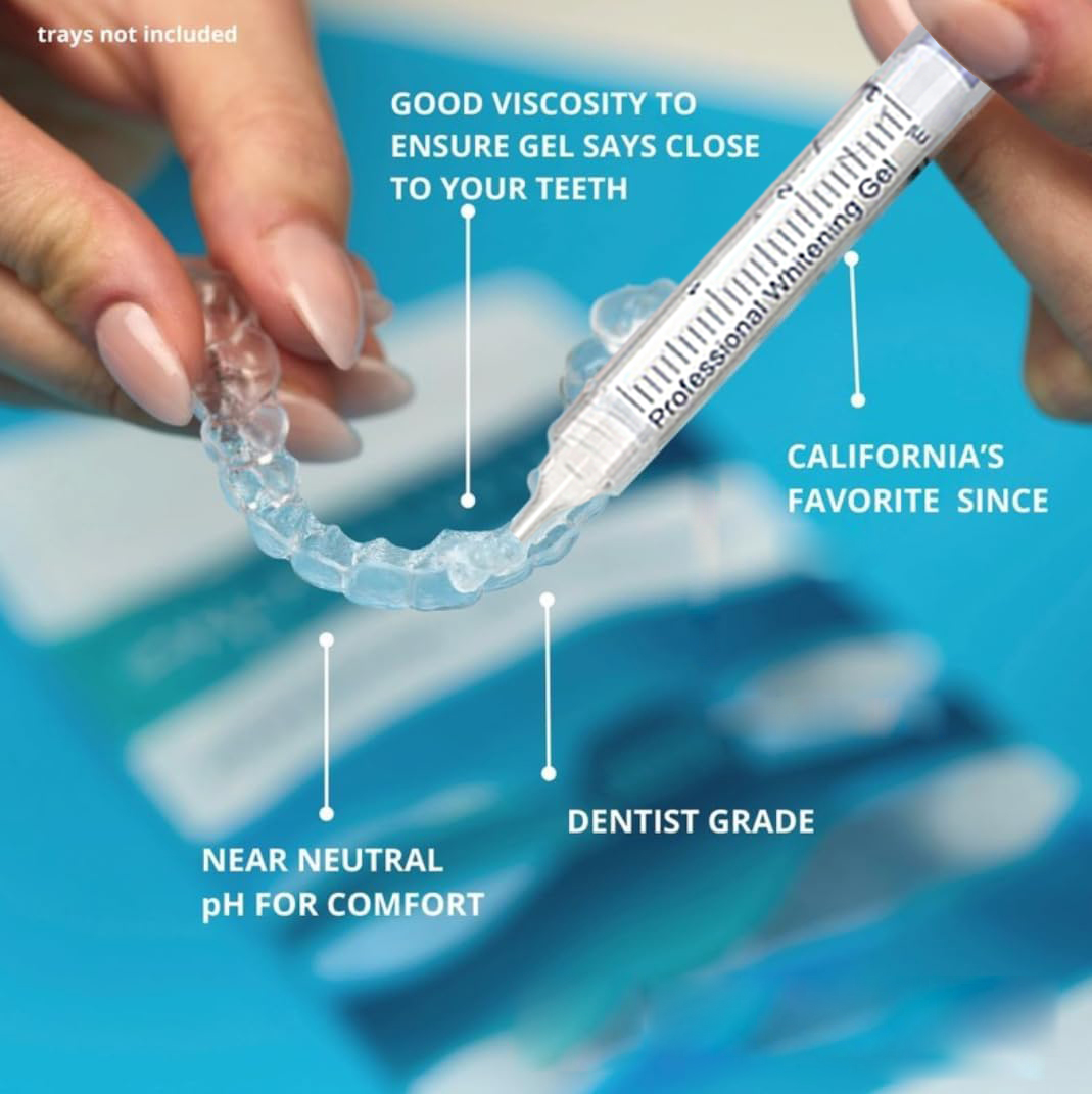 เจลฟอกสีฟันแบบเติม หลอดฉีดยาเจ - Whitening Mouthwash บทวิจารณ์และราคา