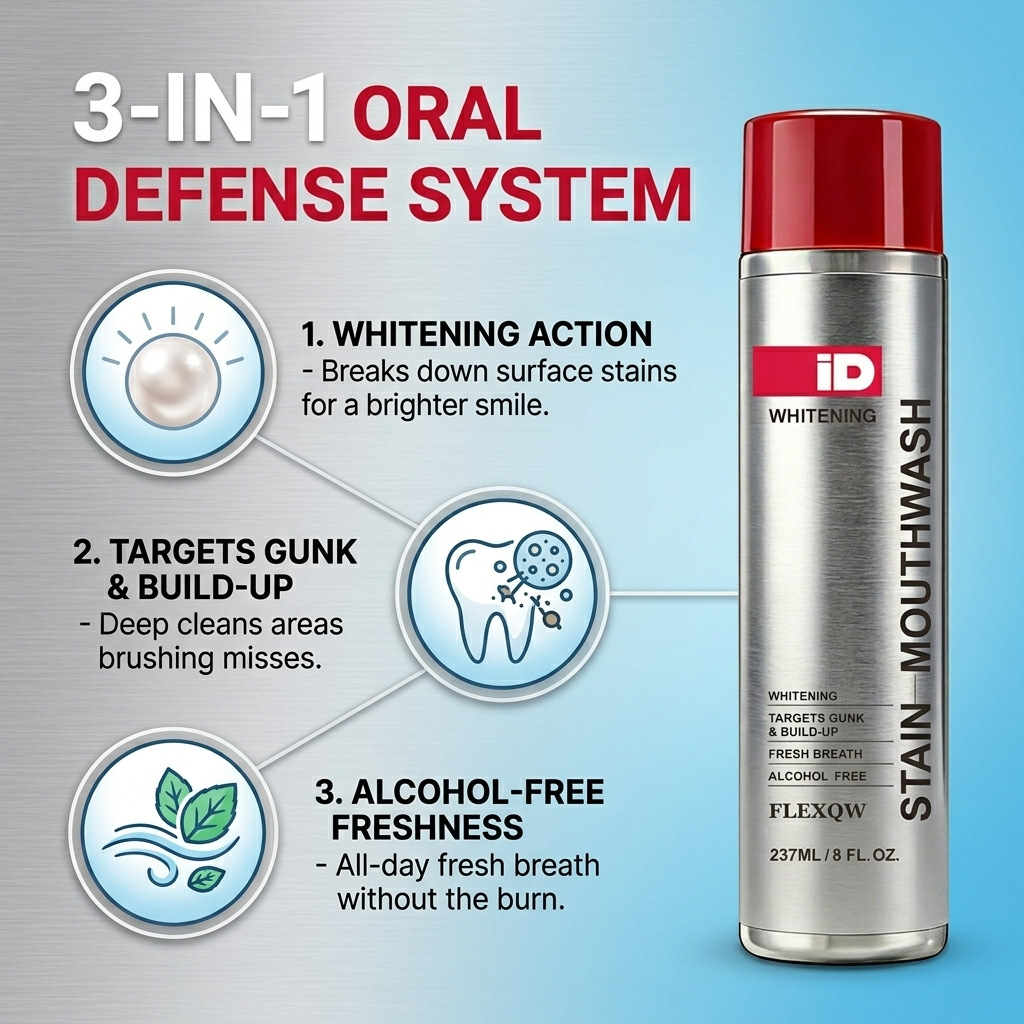 ฮิสไมล์ ไอดี ไวท์เทนนิ่ง สเตน  - Whitening Mouthwash บทวิจารณ์และราคา