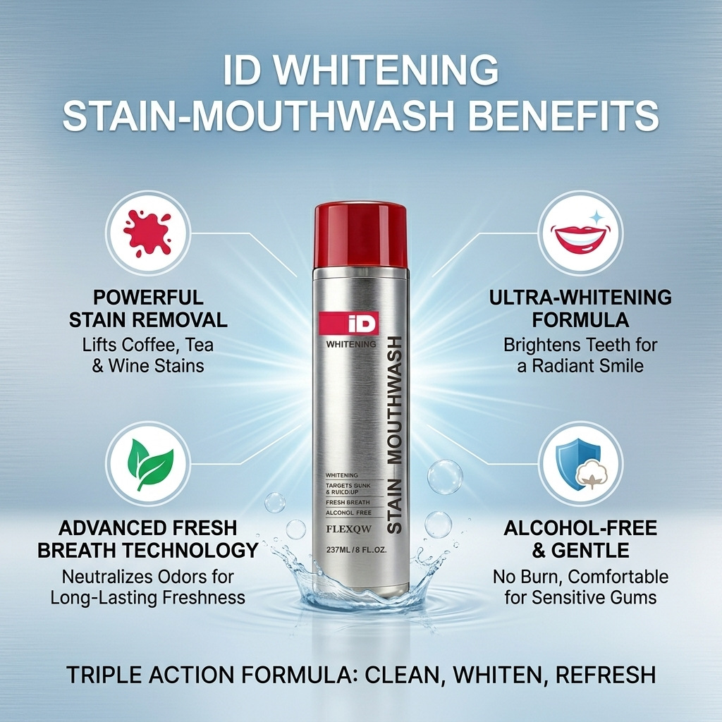 ฮิสไมล์ ไอดี ไวท์เทนนิ่ง สเตน  - Whitening Mouthwash บทวิจารณ์และราคา