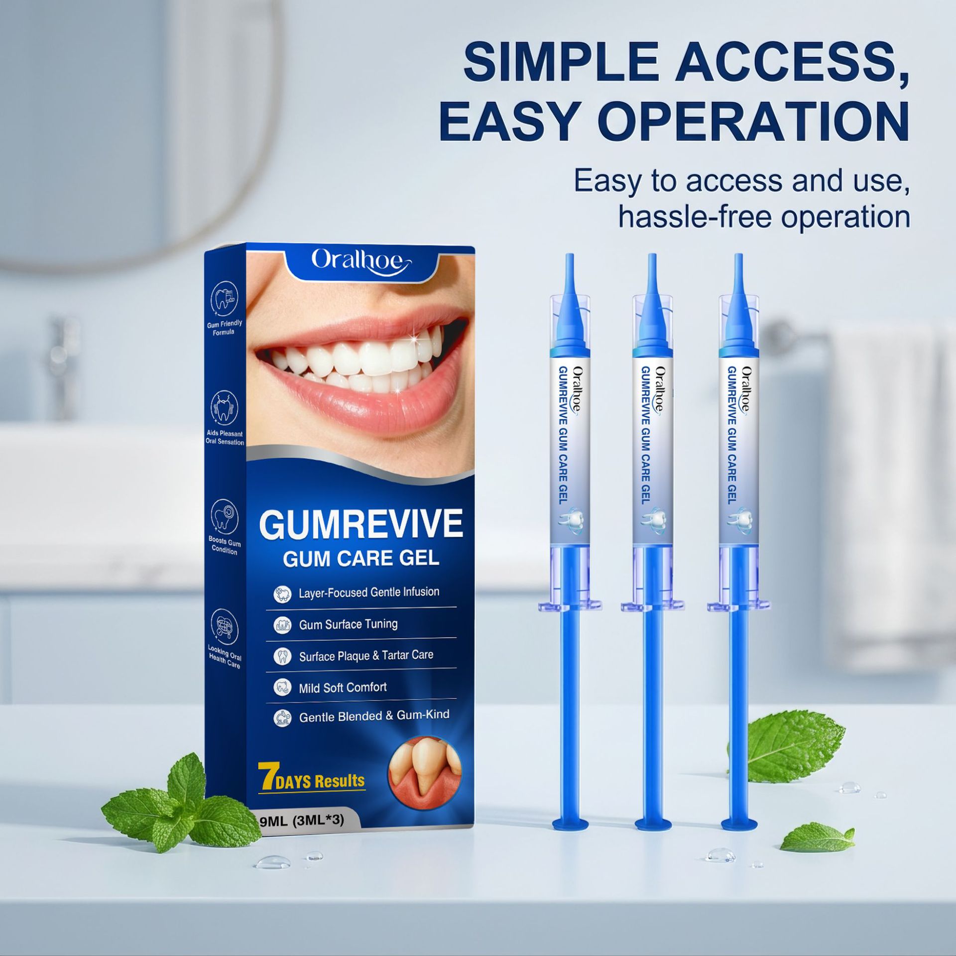 เจลดูแลช่องปาก ชุดหลอดฉีดยาทำค - Teeth Whitening Q&M บทวิจารณ์และราคา