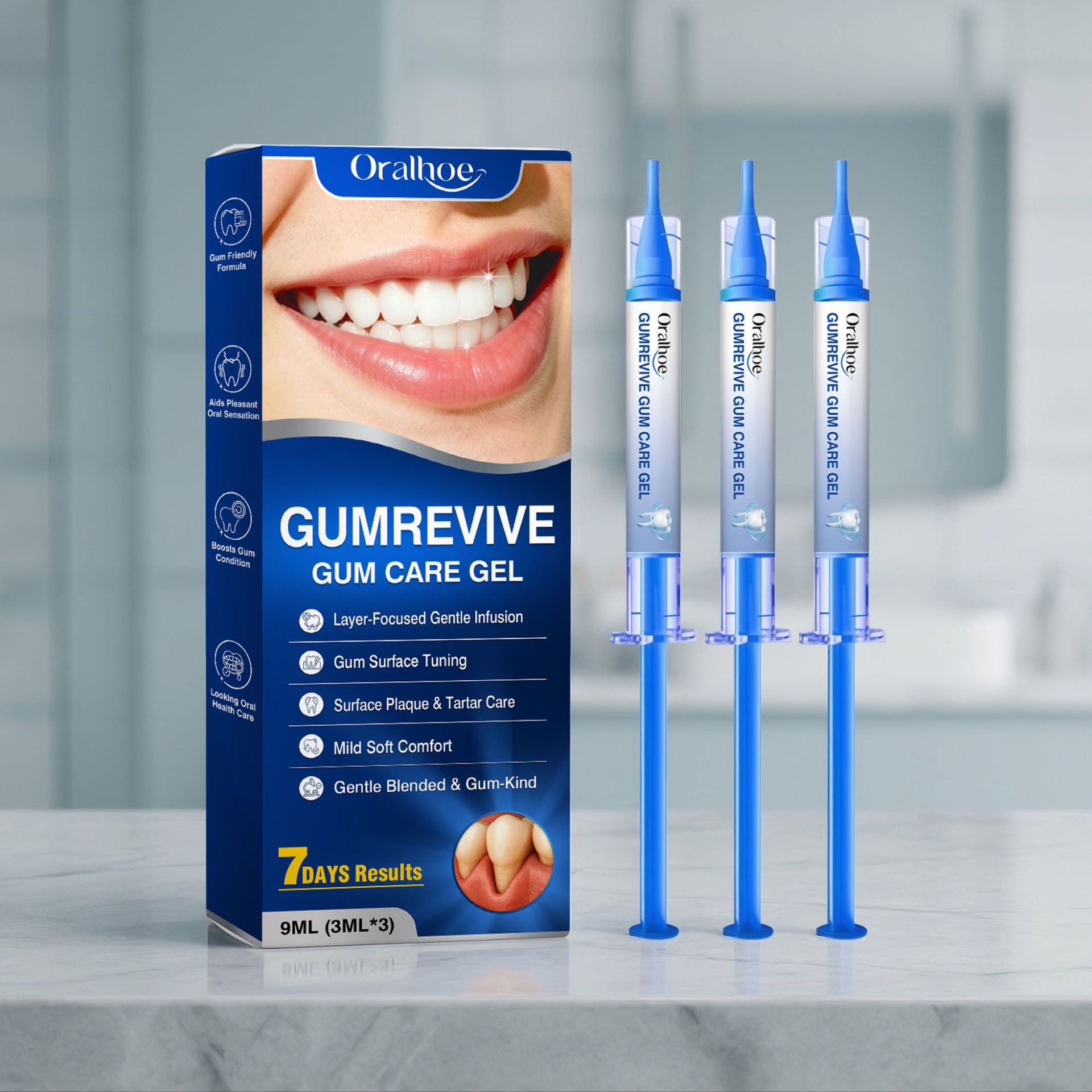 เจลดูแลช่องปาก ชุดหลอดฉีดยาทำค - Teeth Whitening Q&M บทวิจารณ์และราคา