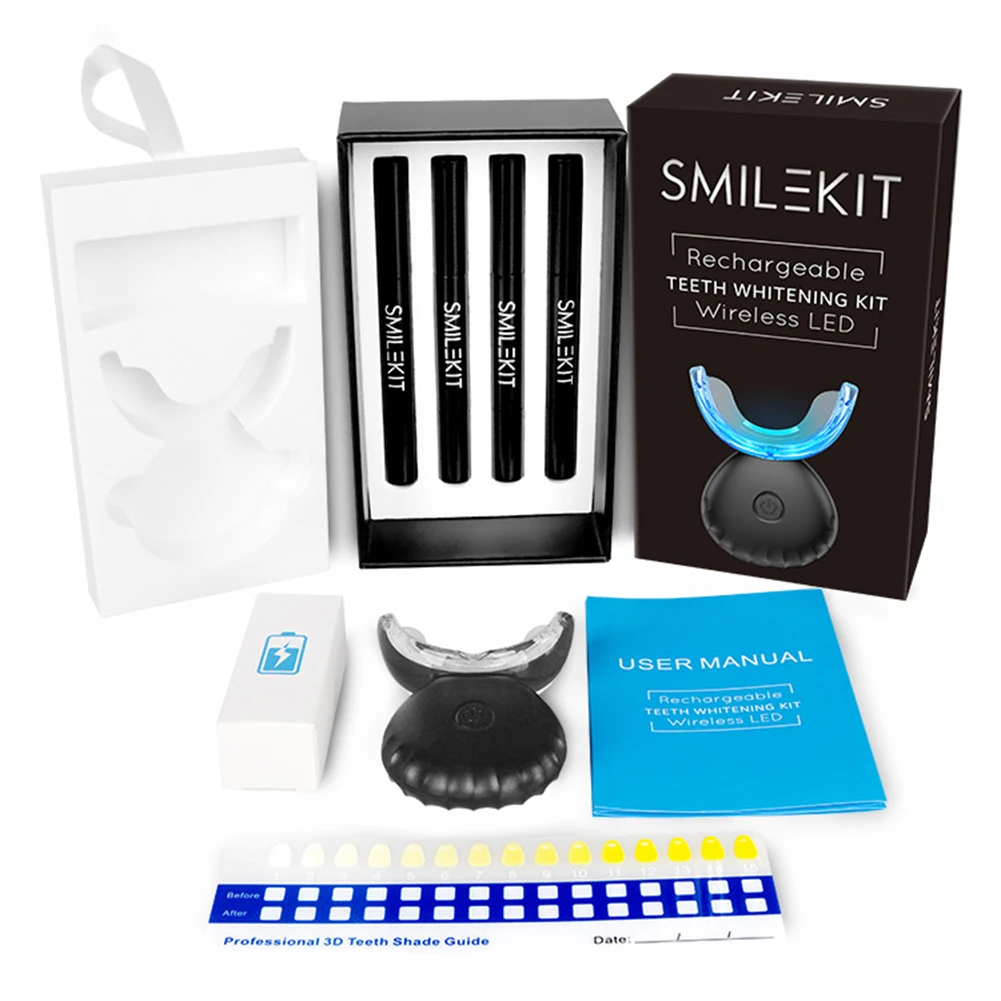 ทันตกรรมชุดฟอกสีฟัน Mini 16 LE - Teeth Whitening Q&M บทวิจารณ์และราคา