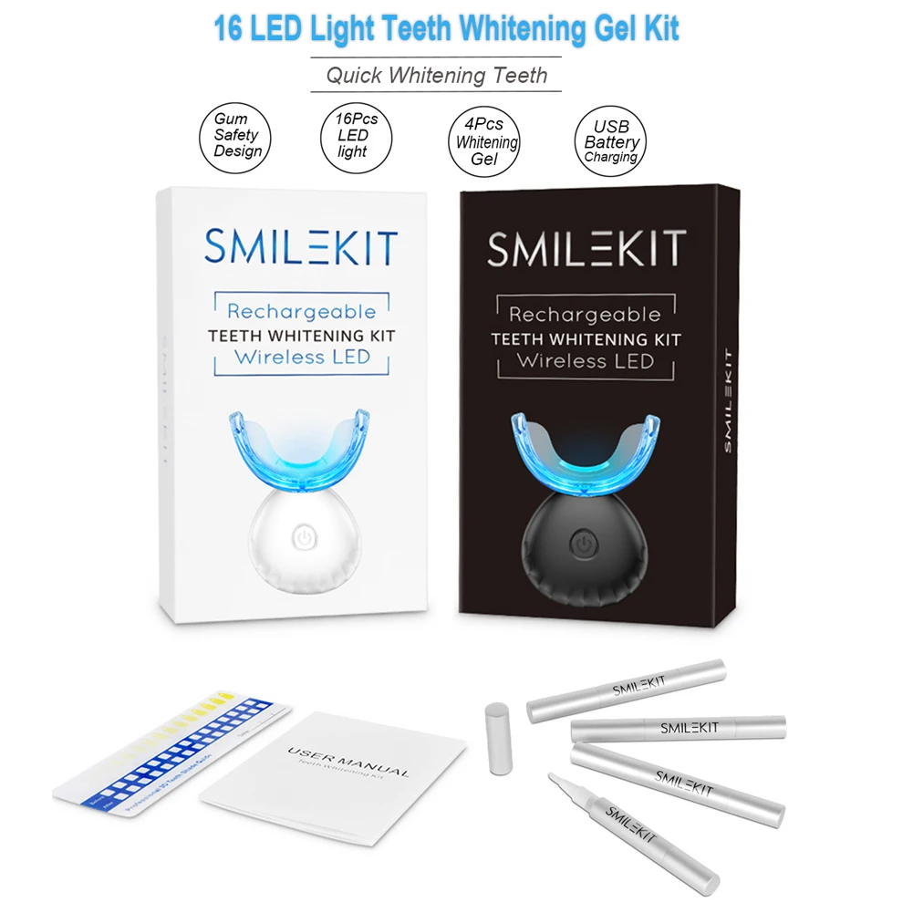 ทันตกรรมชุดฟอกสีฟัน Mini 16 LE - Teeth Whitening Q&M บทวิจารณ์และราคา