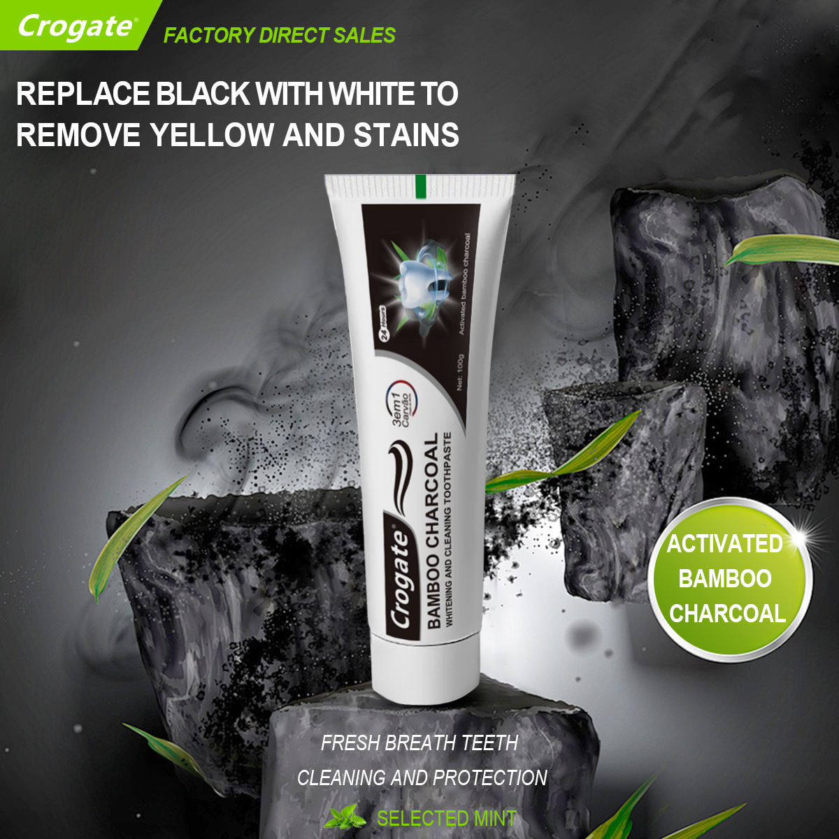 @@ยาสีฟันไวท์เทนนิ่ง ยาสีฟันถ่ - Teeth Whitening Charcoal บทวิจารณ์และราคา