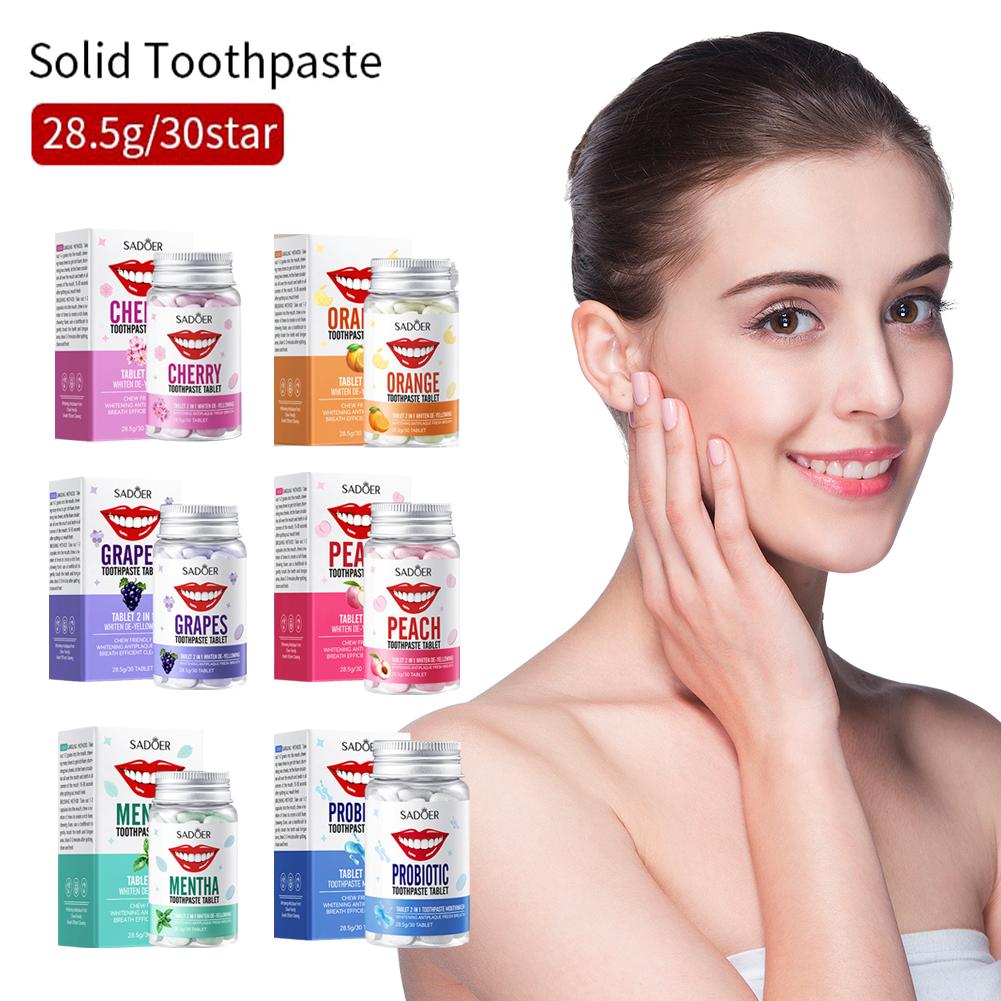 Mint Solid ยาสีฟันเม็ด Mint รส - Whitening Mouthwash บทวิจารณ์และราคา