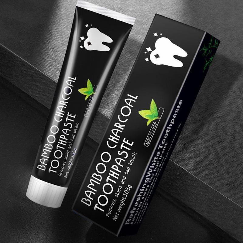ยาสีฟันไวท์เทนนิ่งผสมถ่านกัมมั - Teeth Whitening Charcoal บทวิจารณ์และราคา